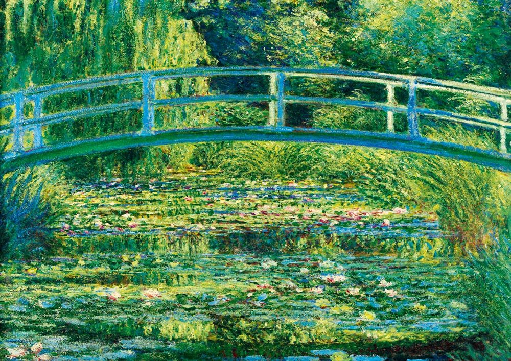Bluebird Puzzle Puzzle Claude Monet - The Water-Lily Pond, 1899, Puzzleteile