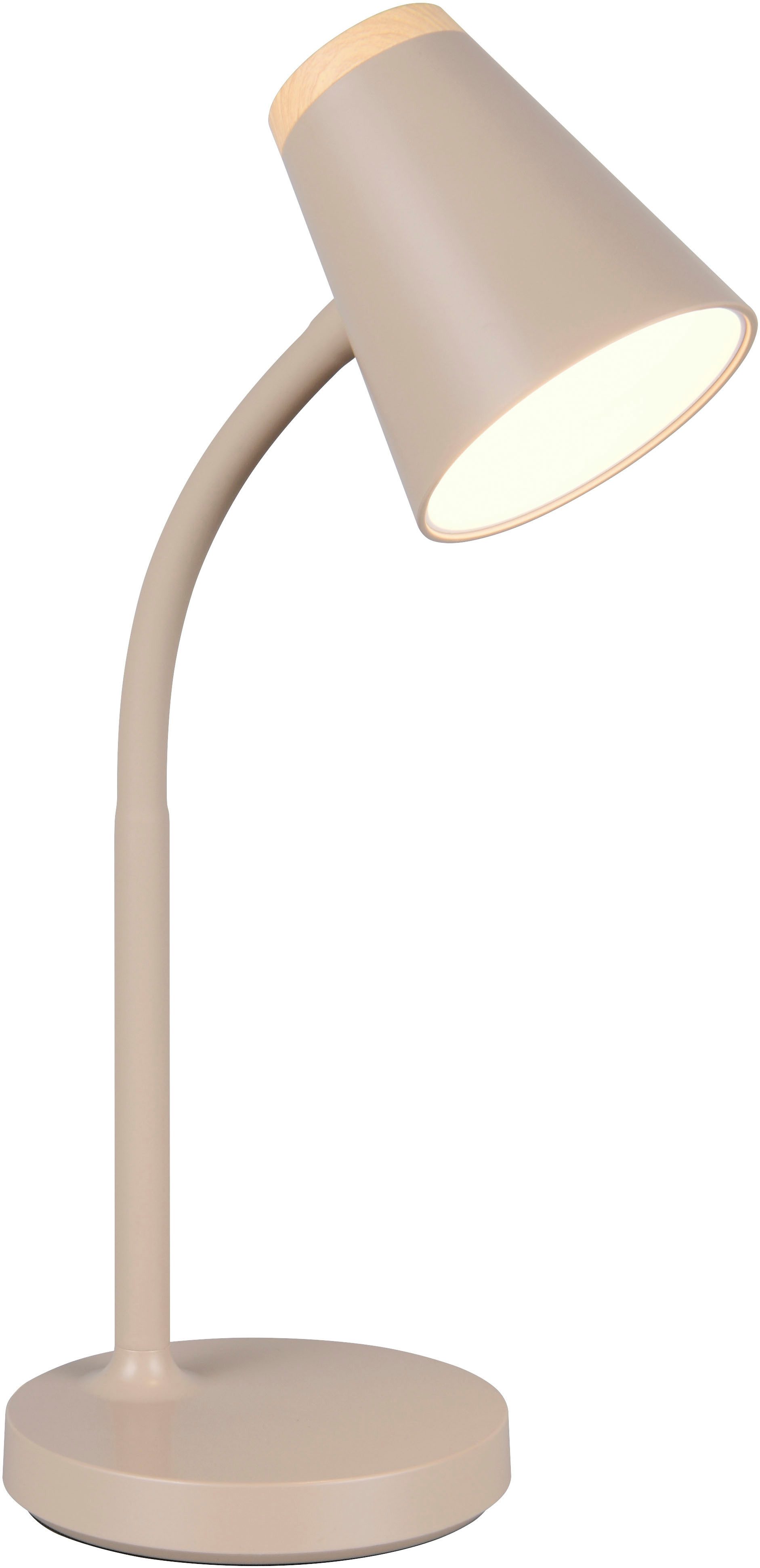 Reality Leuchten LED Tischleuchte PONGO, LED Tischleuchte m. Kippschalter, günstig online kaufen