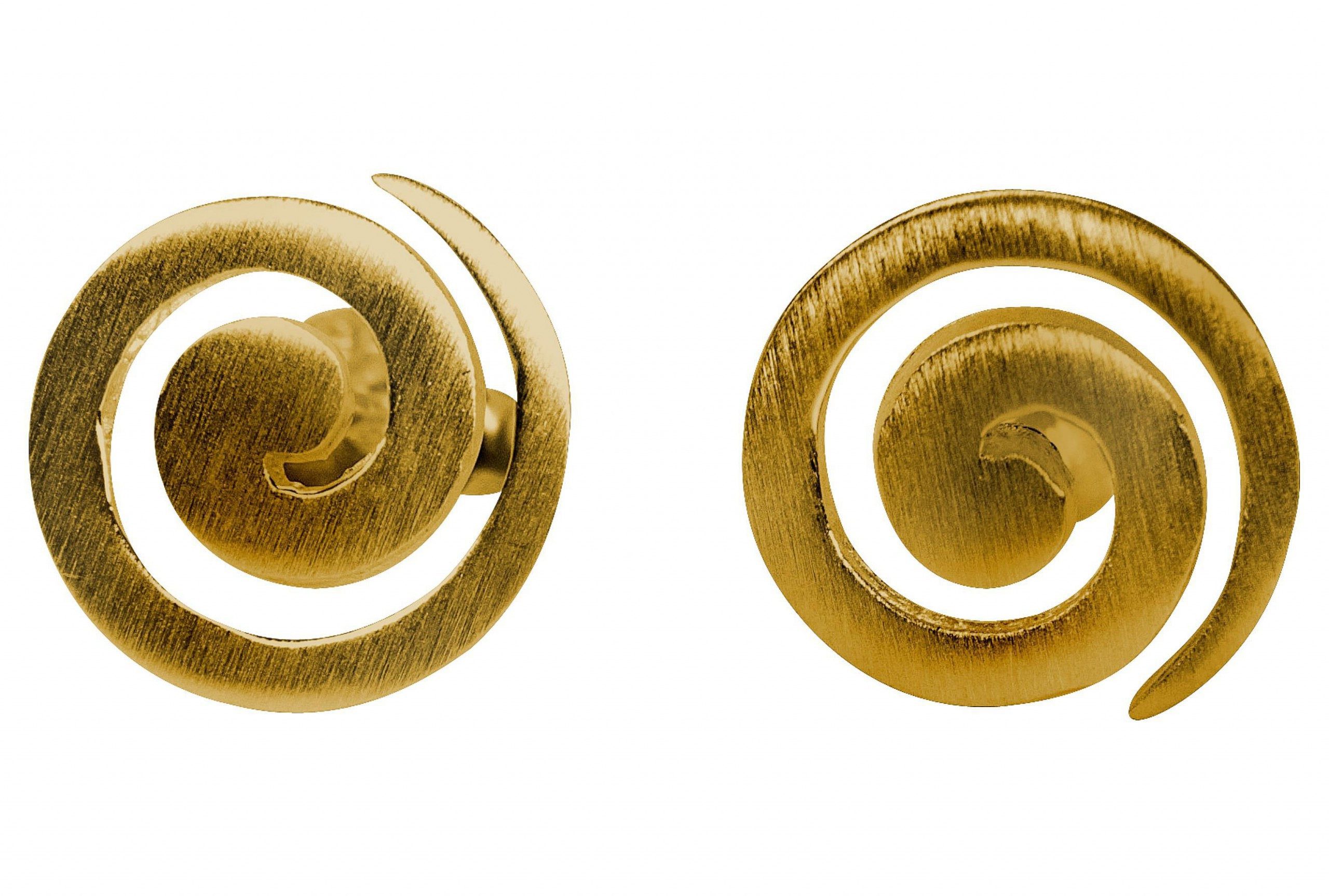 SILBERMOOS Paar Ohrstecker Ohrstecker "Kleine Spirale" vergoldet, 925 Sterling Silber. € 99,00, (€ 99,00 pro 1 Paar).