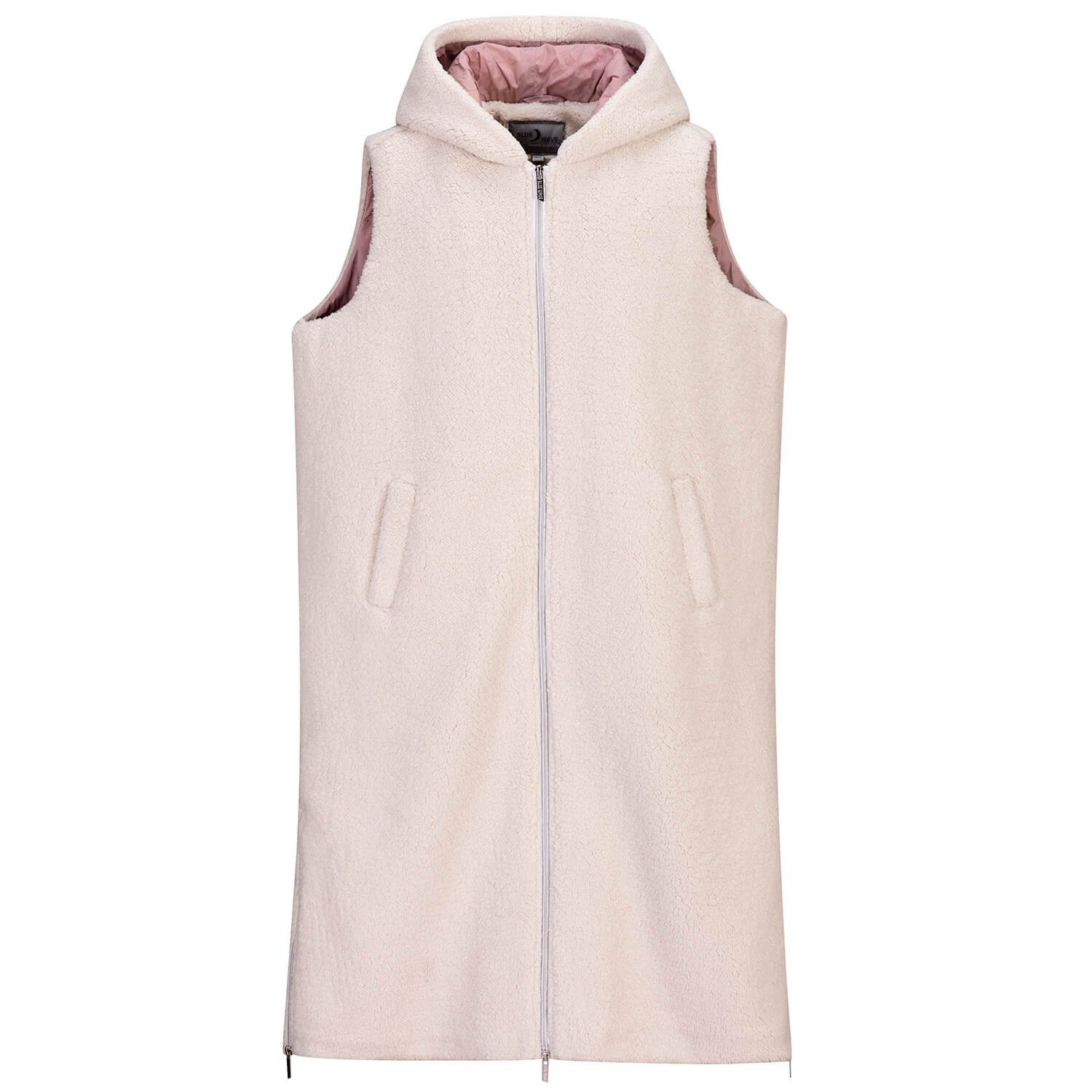 Blue Wave Fleeceweste Damen Sherpa Weste Koco - Damenweste Fleece mit Kapuz günstig online kaufen