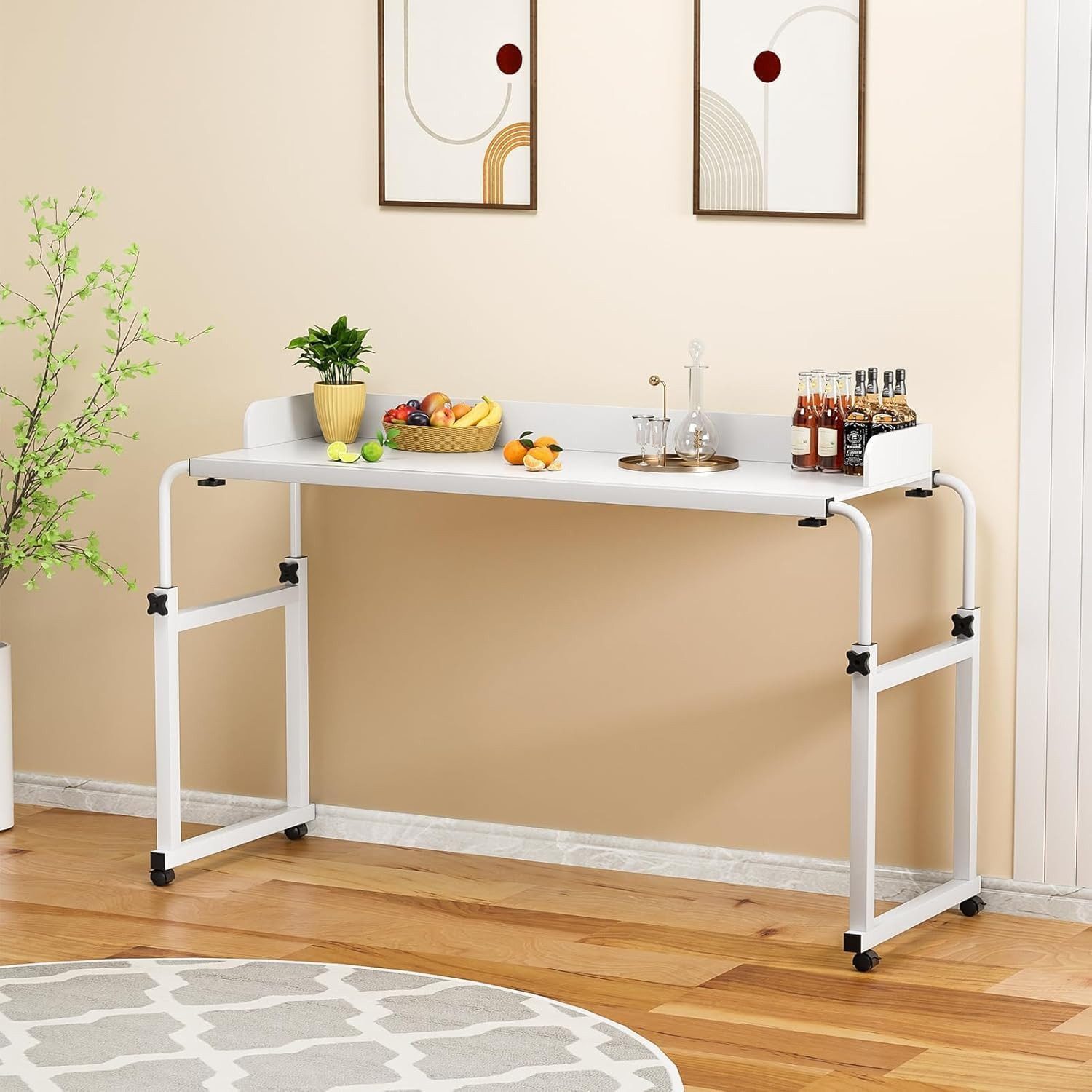 BlingBin Wangentisch Schreibtisch, Ausziehbarer Roll-Mobilität Tisch, Bettt günstig online kaufen