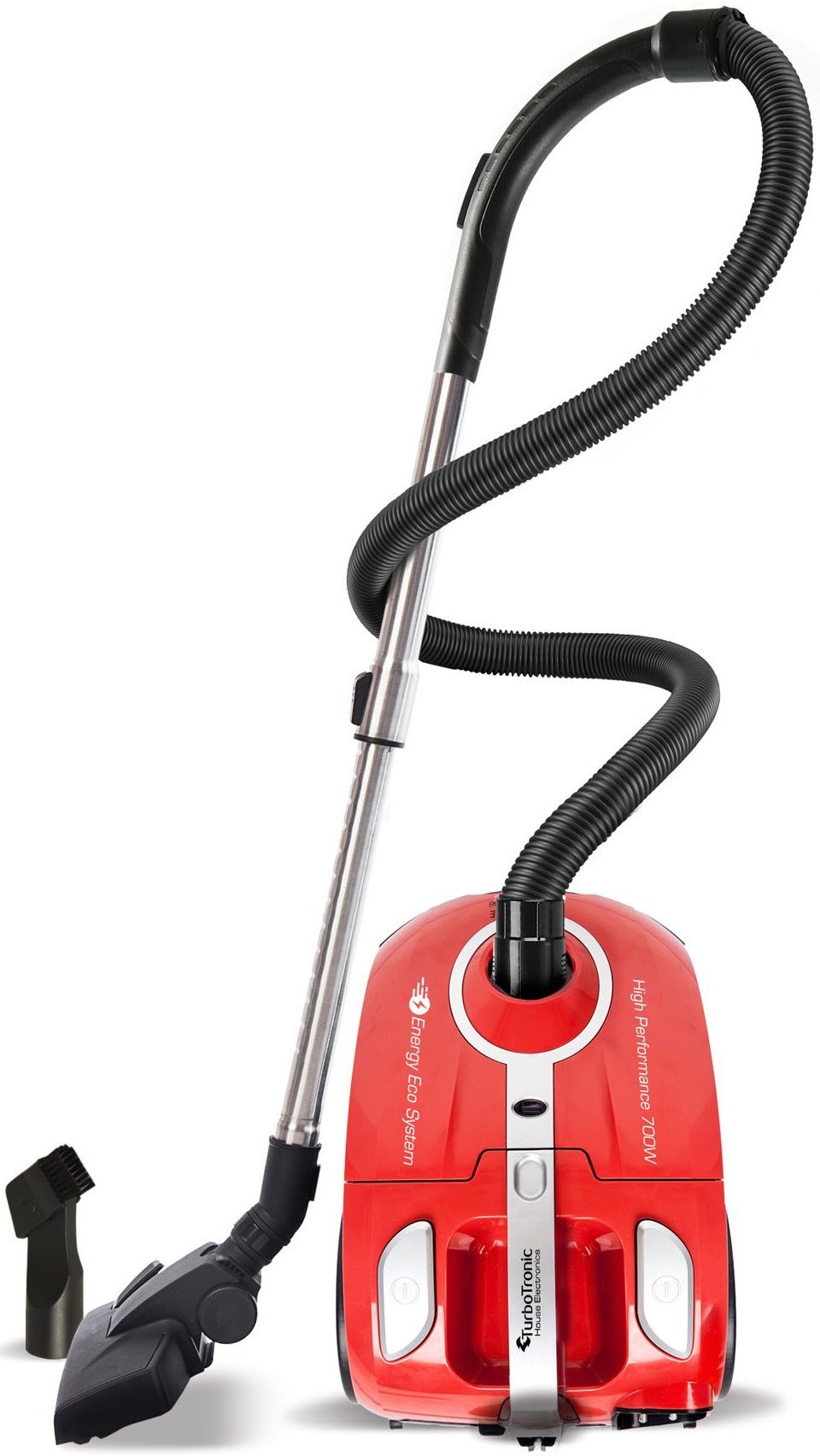 TurboTronic by Z-Line Bodenstaubsauger TurboTronic Zyklon, 700 W, waschbarer Beutel, extreme Saugkraft 18 kPa