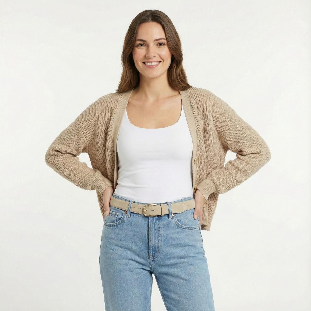 BELTINGER Ledergürtel Damen-Gürtel aus Veloursleder 3,0 cm - Velour-Ledergürtel für Damen 30 (1-St)