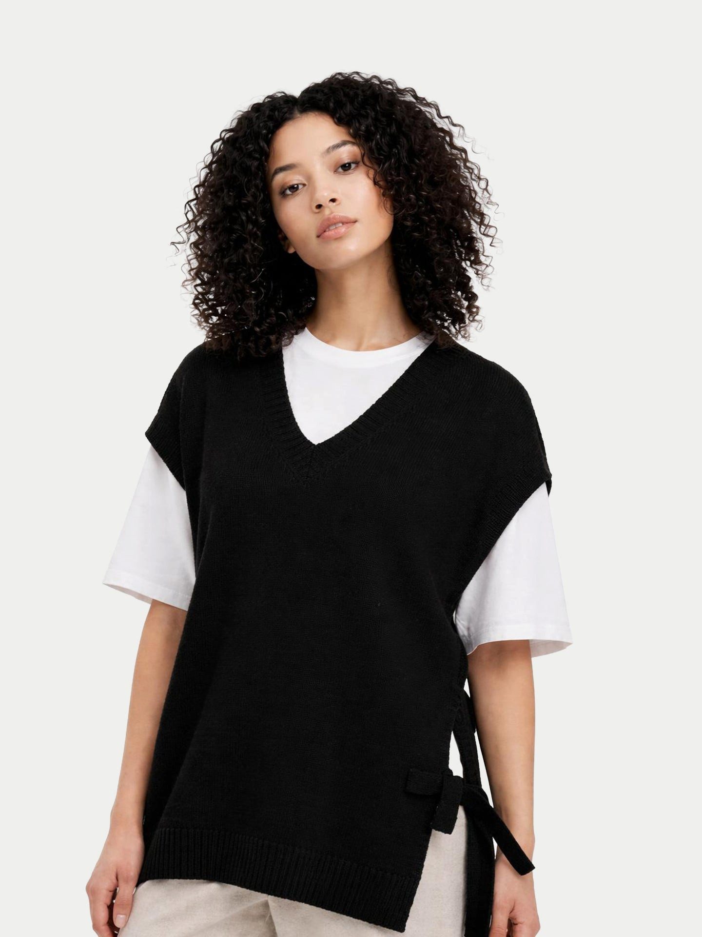 GOBI Cashmere Umstandstop Kaschmir-Umstandstop mit V-Ausschnitt