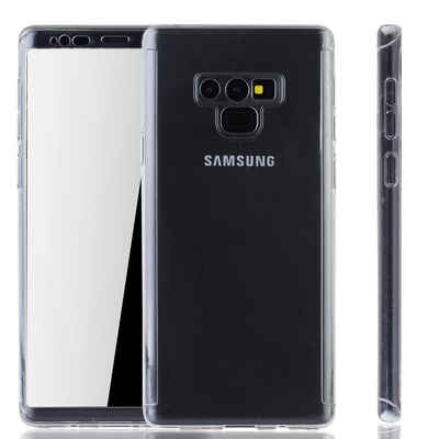 König Design Handyhülle Samsung Galaxy Note 9, Samsung Galaxy Note 9 Handyhülle 360 Grad Schutz Full Cover Transparent