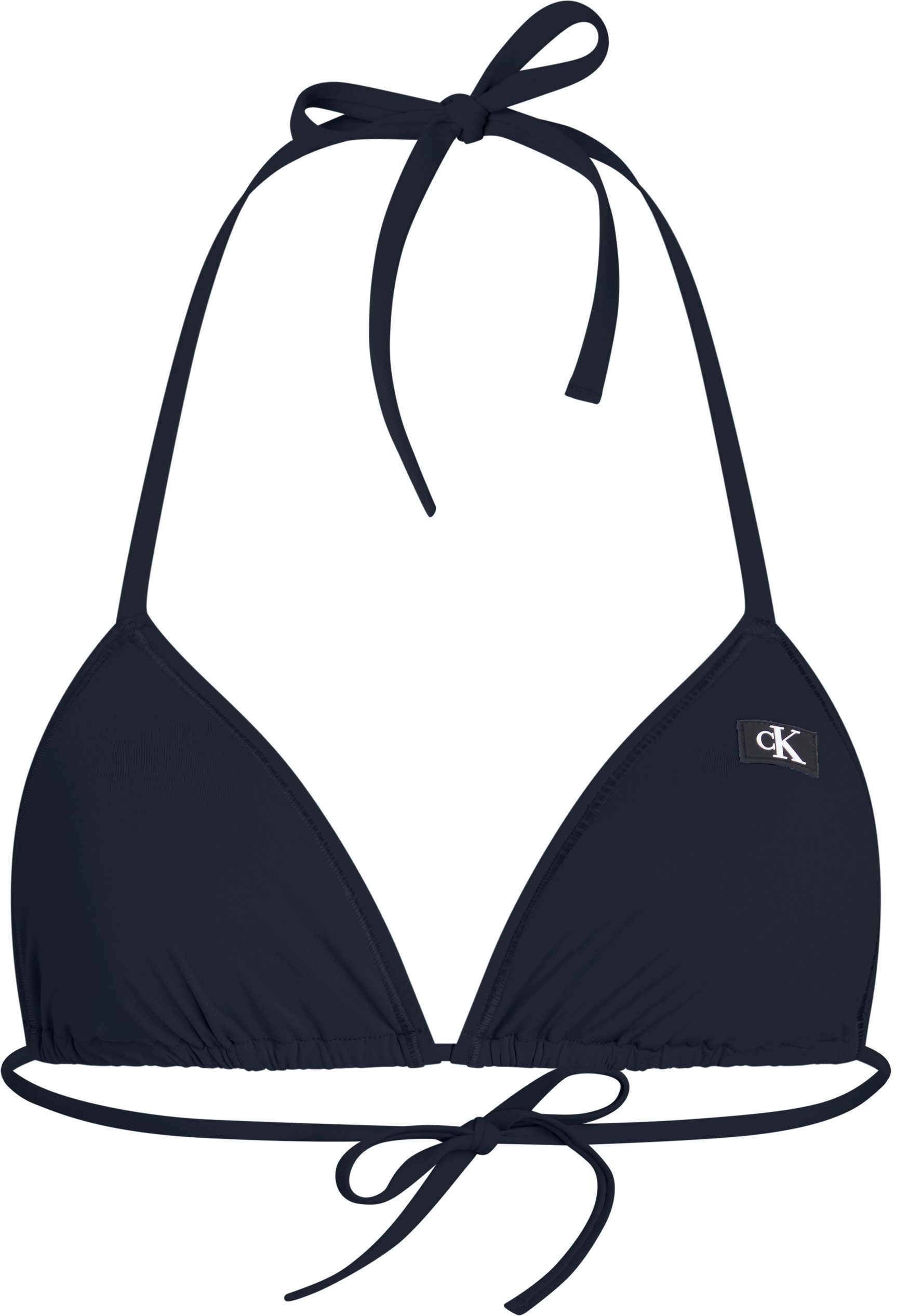 Calvin Klein Swimwear Triangel-Bikini-Top TRIANGLE-RP, mit Logo-Patch günstig online kaufen