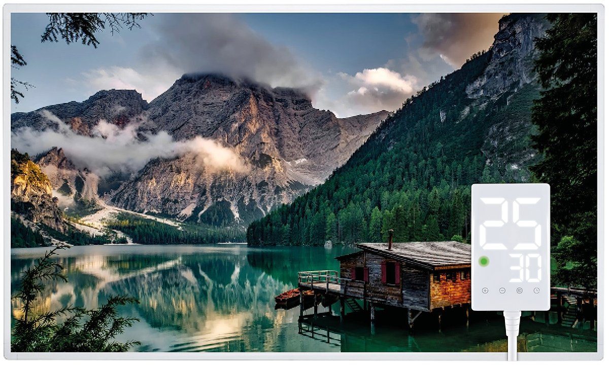 Heidenfeld Infrarotheizung HF-HP105 Bergsee Elektroheizung inkl. Thermostat günstig online kaufen