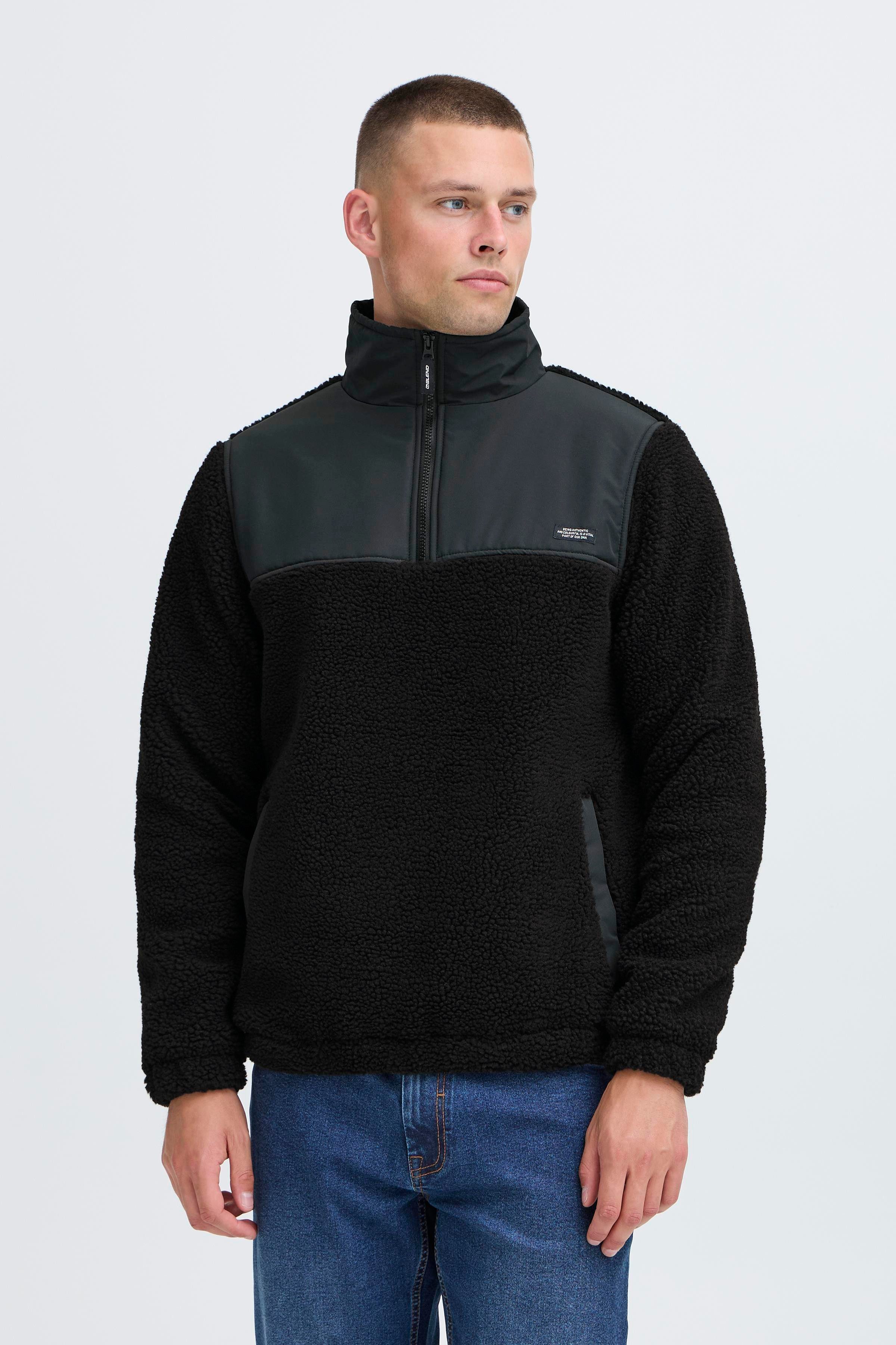 Blend Fleecepullover BHTORTEX Kunstfaser, regular fit