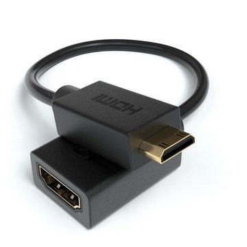 JAMEGA Mini HDMI Adapter Kabel, HDMI Buchse zu Mini HDMI Stecker 4K UHD HDMI-Adapter