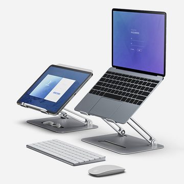 Orbeet Laptop-Ständer mit Lüfter Faltbares Aluminiumgestell Laptop-Ständer Laptop-Ständer