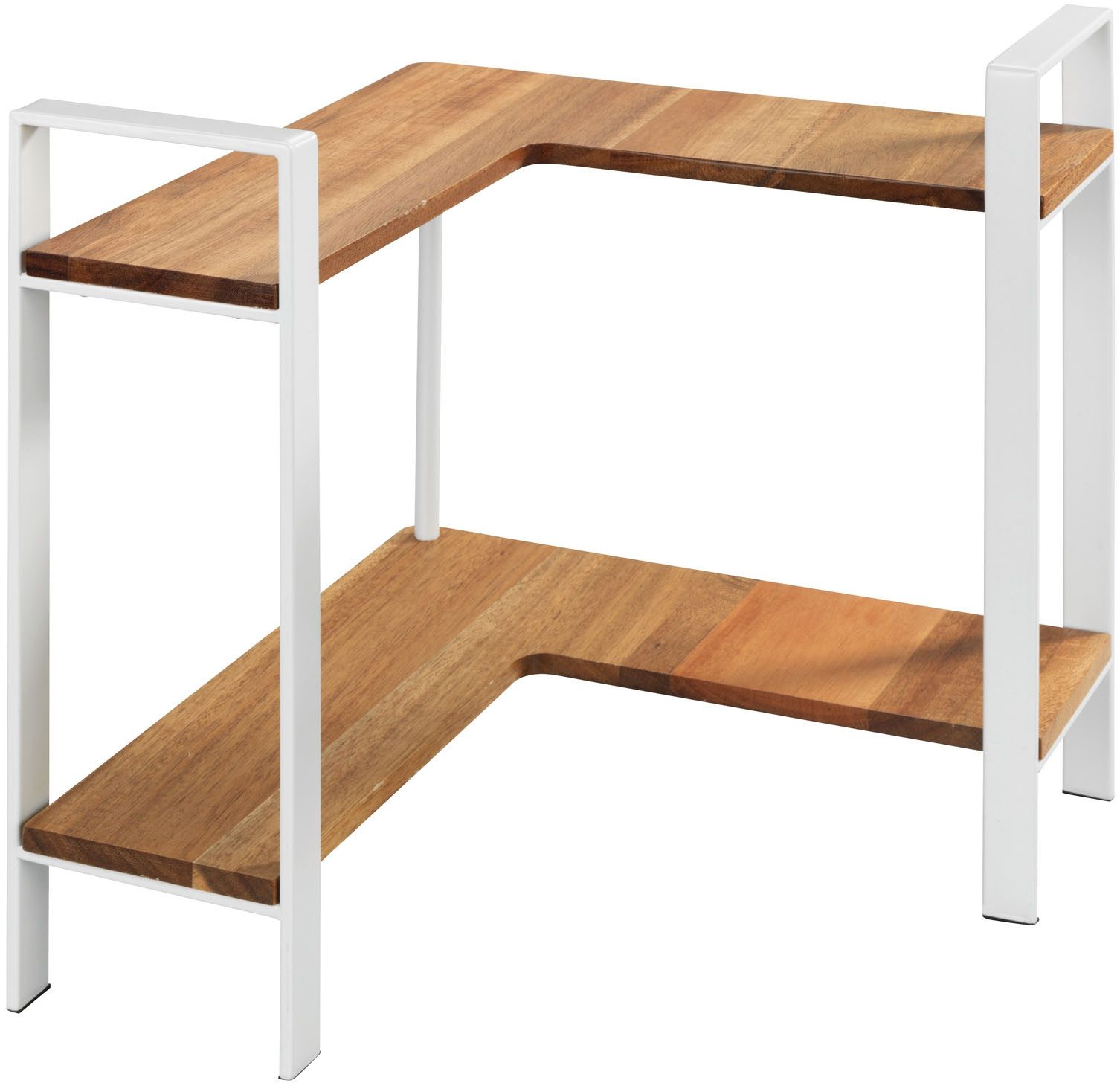 WENKO Küchenregal Modell Louisa, 2 Etagen, stehendes Küchen-Eckregal mit Ak günstig online kaufen