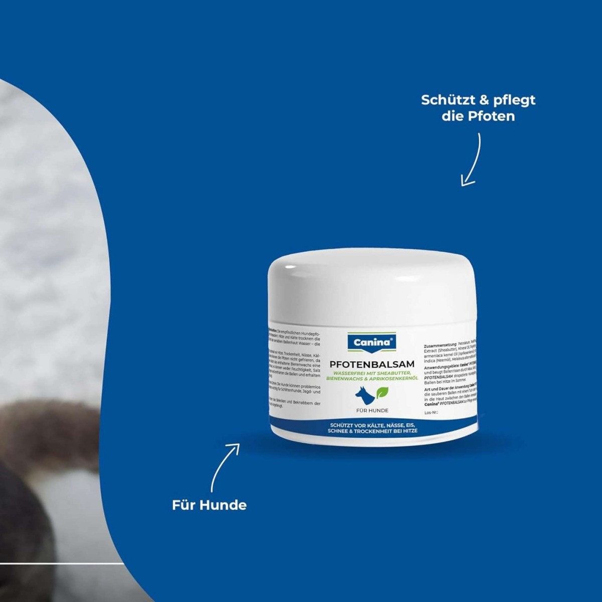 Canina Pfotenschutz Winter Pfotenbalsam 100 ml