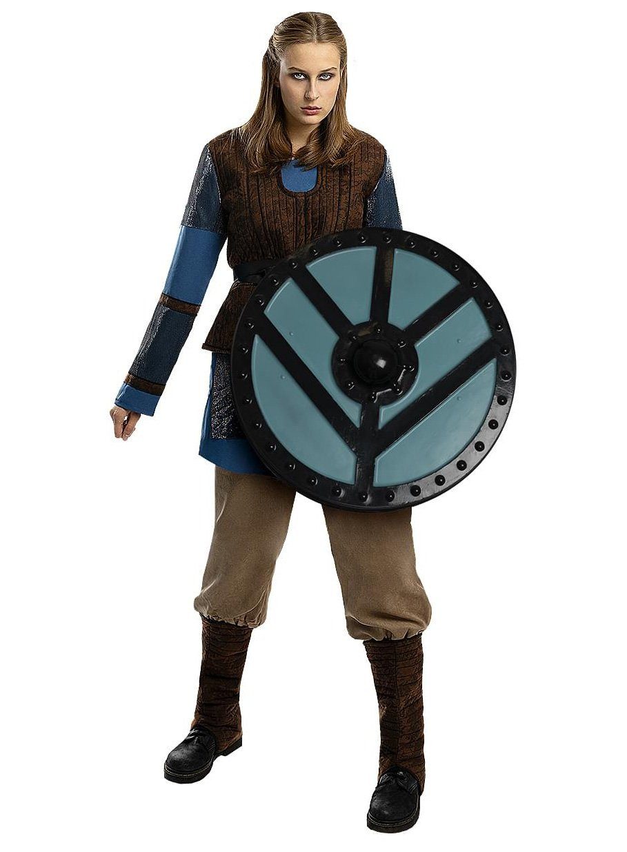 Funidelia Kostüm Vikings – Lagertha Kostüm, Rustikales Kostüm für die Netflix-Wikingerkönigin