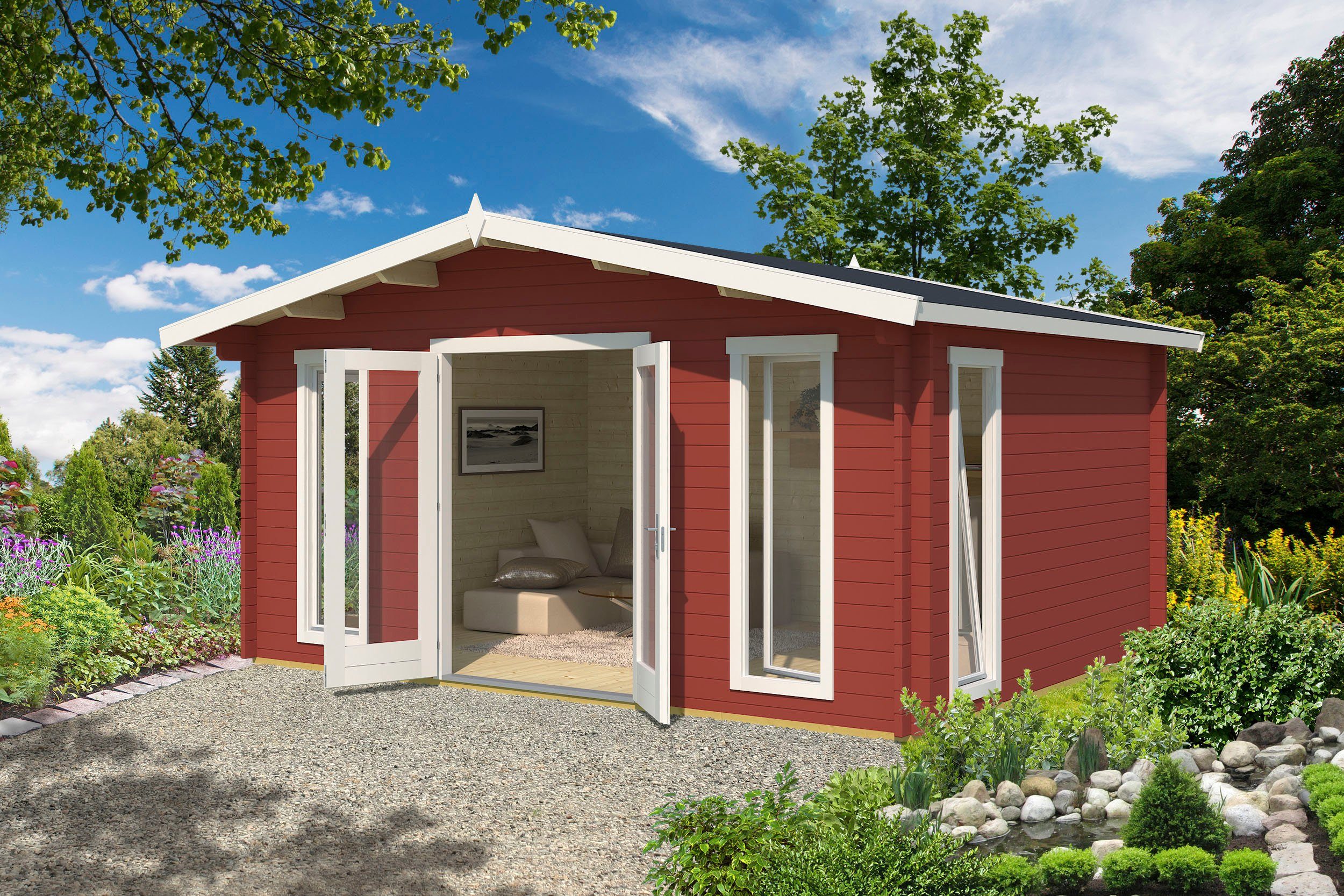 Thumbnail - LASITA MAJA Gartenhaus ELGIN 44, BxT: 528x430 cm, (Set, inkl. Fussbodenbretter zum verlegen)