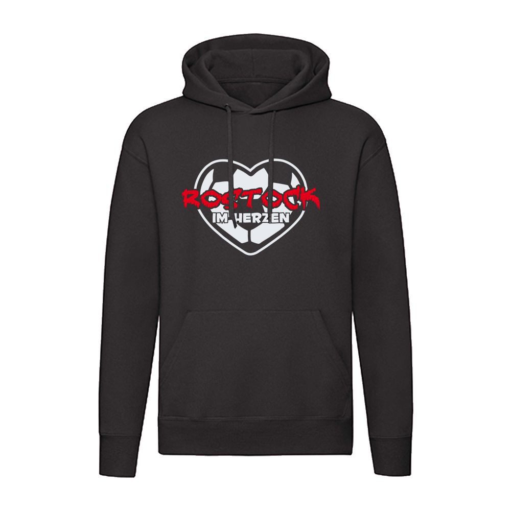 G-graphics Hoodie Rostock im Herzen Unisex Pullover mit einem Motiv für den echten Fan