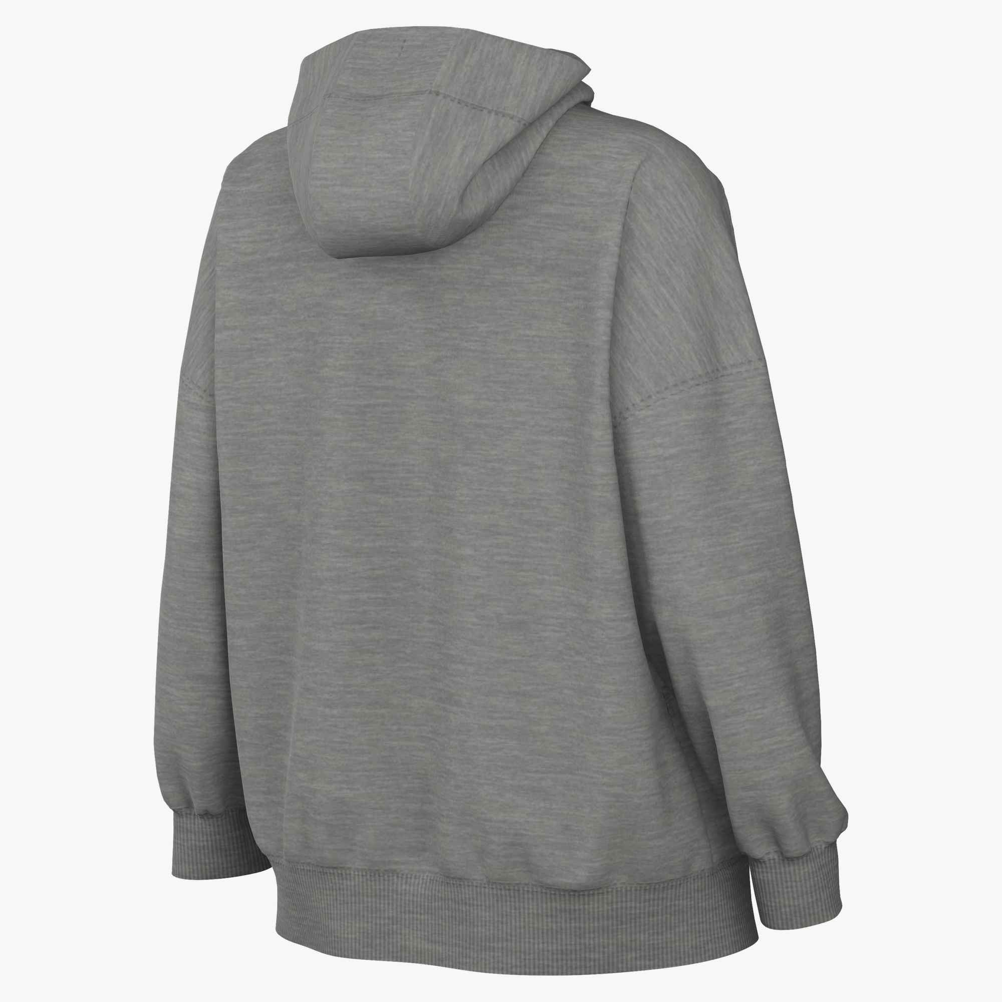 Nike Sportswear Kapuzensweatshirt W NSW PHNX FLC OS PO HOODIE mit Kängurutasche, Langarm, Oversize Passform