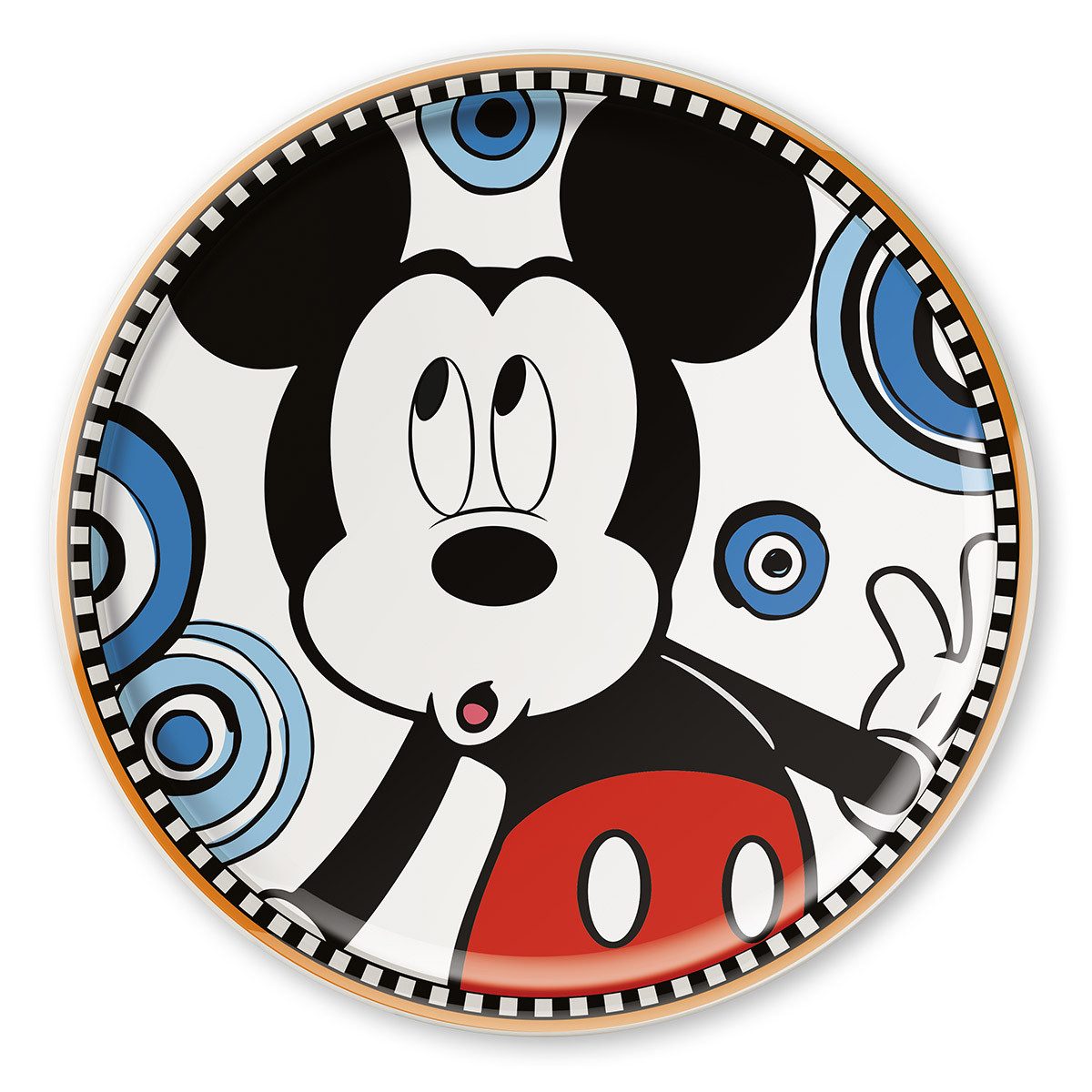 Disney Pizzateller XXL Mickey Mouse designer Teller 32cm Porzellan Disney Store