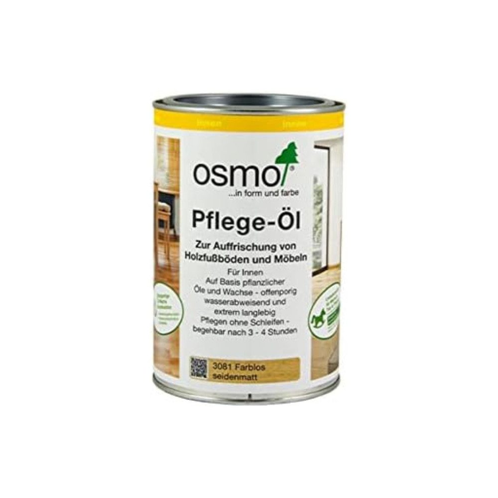 osmo Holzöl OSMO Pflege-Öl 3079 Farblos Matt 1L
