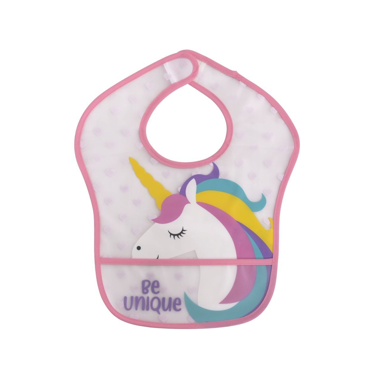 Baby Care Lätzchen Babylätzchen 2er-Set, (1-St), Auffangtasche, Selbstverschluss, wasserdicht