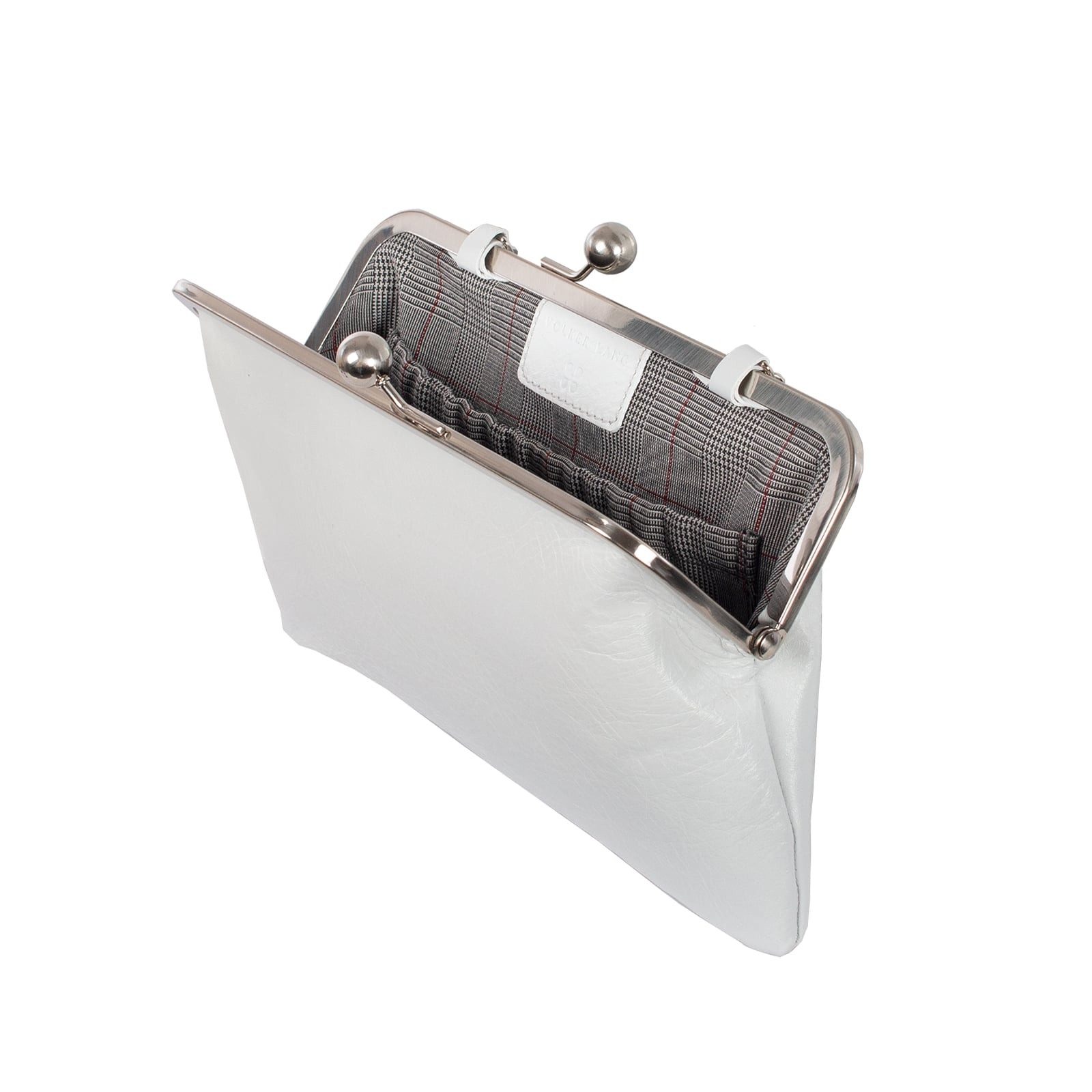 VOLKER LANG Abendtasche HILDEGARD  Elegante Damen Bügeltasche aus italienischem