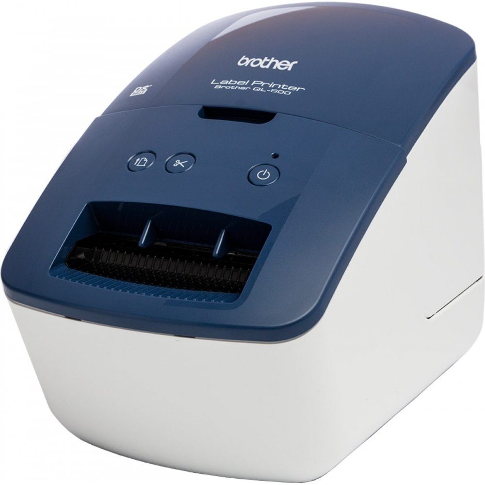 Brother QL-600B - Etikettendrucker - blau Bondrucker