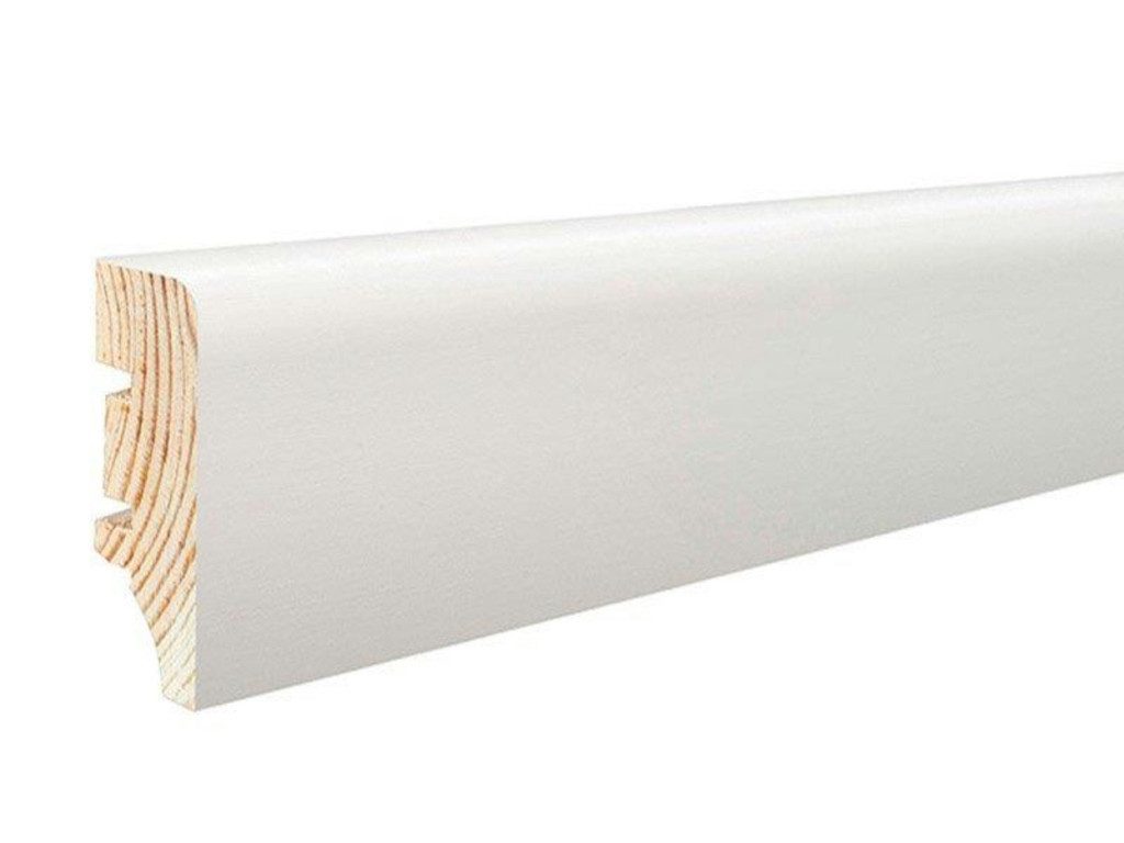 Barlinek Sockelleiste Sockelleiste Weiß P4P foliert, L: 220 cm