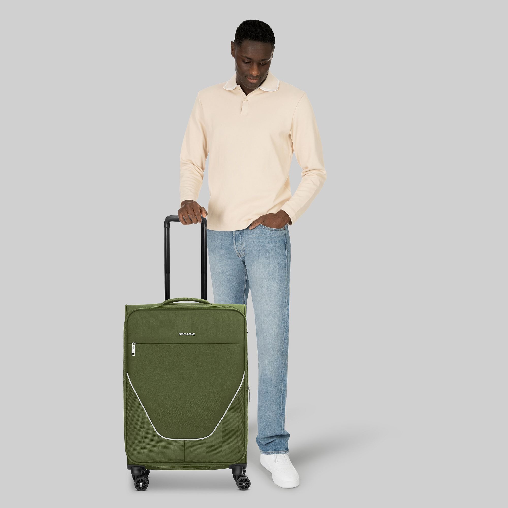 Stratic Weichgepäck-Trolley taska, 4 Rollen, Polyester