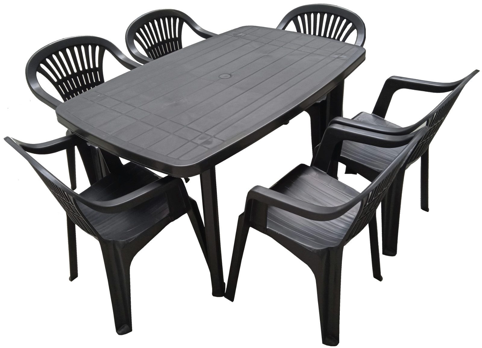 Progarden Garten-Essgruppe Gartenmöbel Sitzgruppe Balkonmöbel Terrasse günstig online kaufen