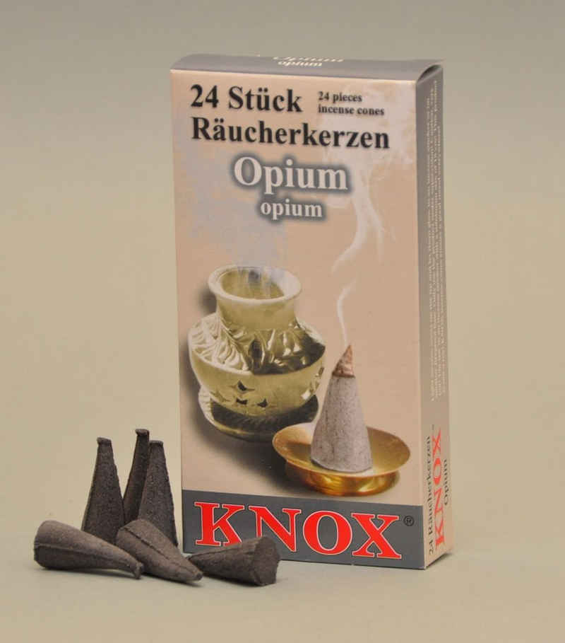 KNOX Räucherhaus Knox Räucherkerzen - Opium 24 Stück