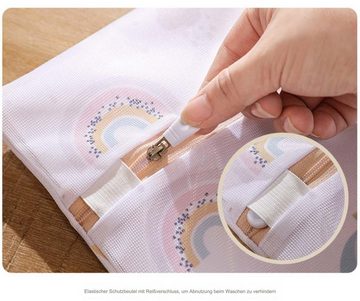 FIDDY Wäschenetz Kleidung Wäschesack Reißverschluss Unterwäsche,(5-St), Polyesterverdickter Unterwäsche-Wäschesack