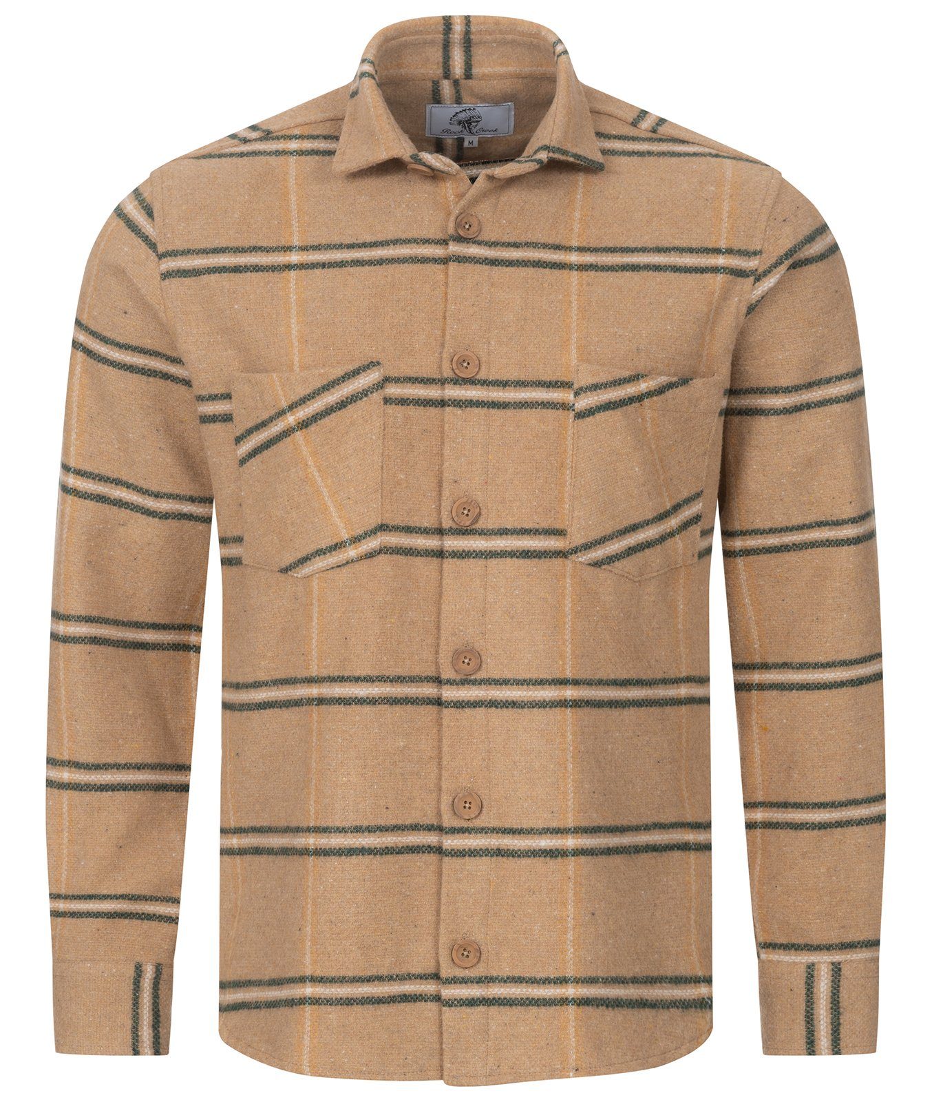 Rock Creek Flanellhemd Herren Hemd Flanellhemd H-324