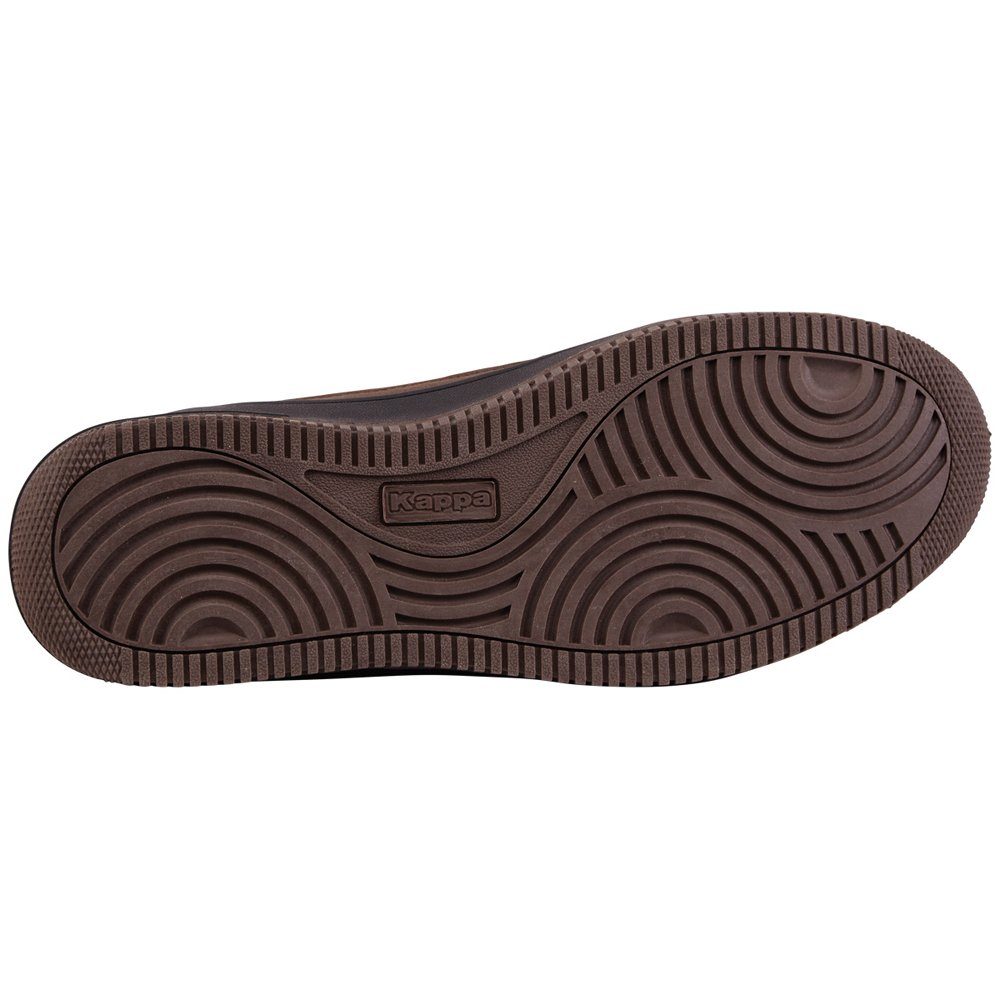 Kappa Sneaker brown-black wärmendem mit - Innenfutter