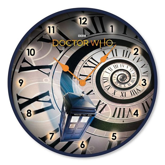 Doctor Who Uhr Dr. Who Wanduhr Time Spiral