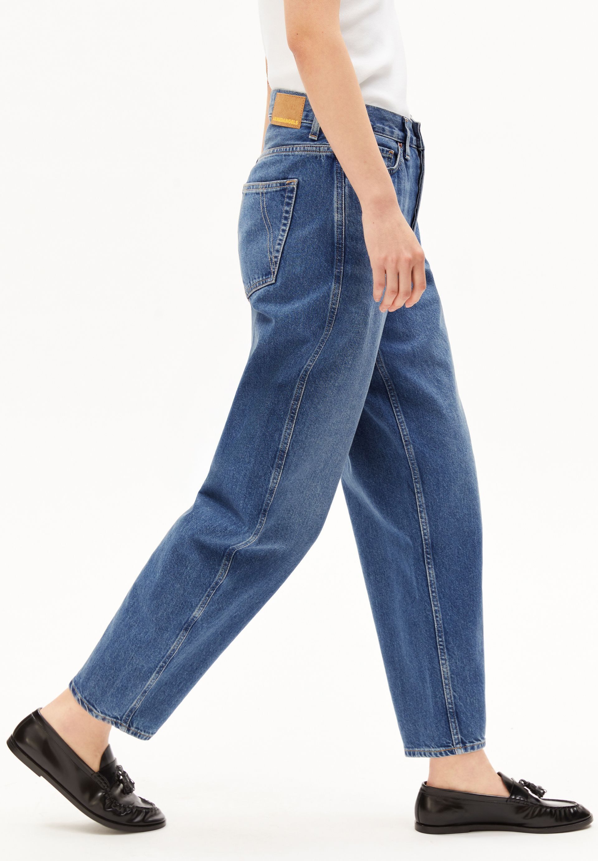 Armedangels Boyfriend-Jeans BAARLY BARREL Barrel Jeans recycelte Baumwolle (Non-Stretch) High waist – Bild 5 von 5