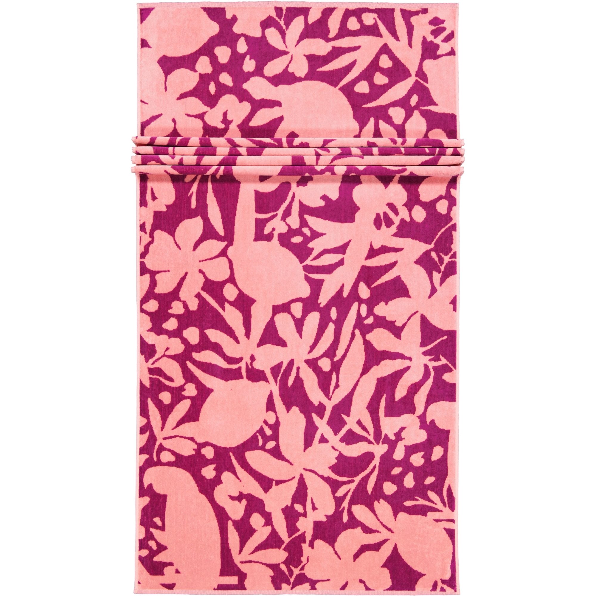 Cawö Home Strandtücher Beach Tropical 5576 Velours, 100% Baumwolle (1-St)