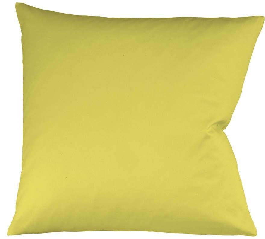 fleuresse Kissenbezug Colours Mako Satin, 100% Baumwolle, mit Reißverschluss, (2 Stück), Mako Satin, glänzend, glatt, Premium Qualität