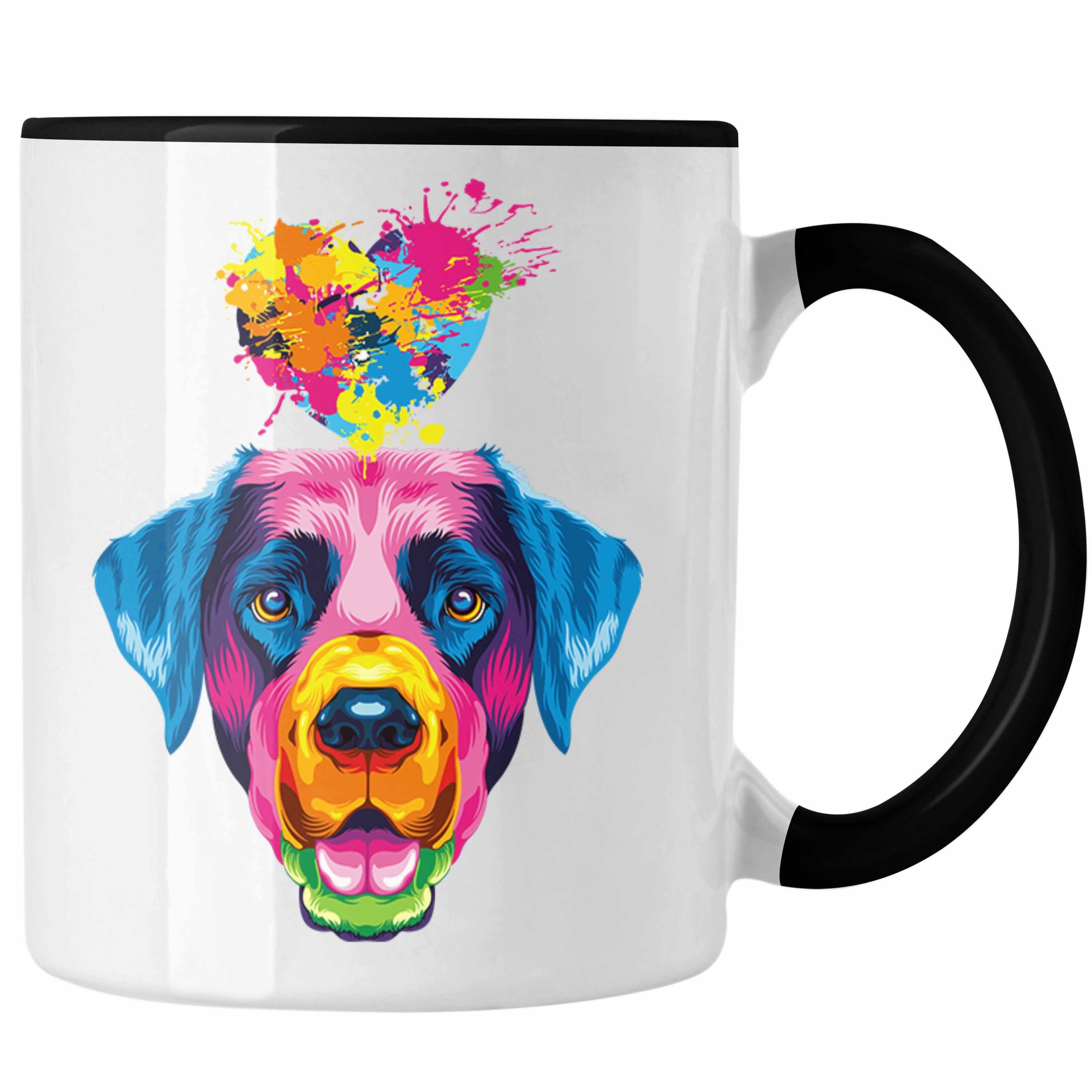 Trendation Herz Schwarz Tasse Lustiger Geschenk Farbe Geschenkid Spruch Labrador Tasse Besitzer
