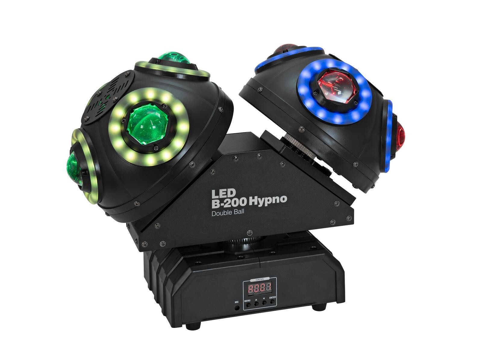 EUROLITE Discolicht EUROLITE LED B-200 Hypno Double Ball Strahleneffekt