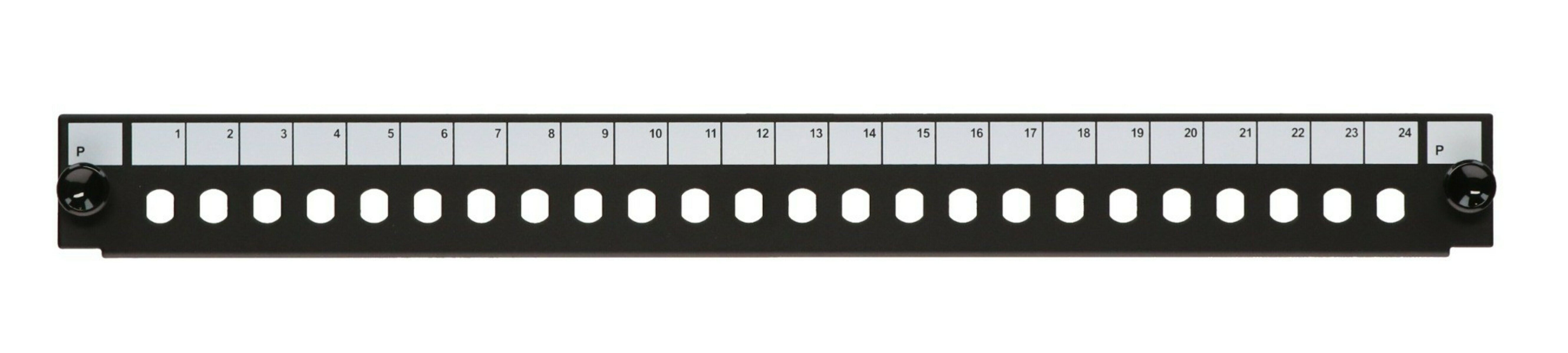 Serverschrank Front ST 24 Ports für 19" Spleißbox