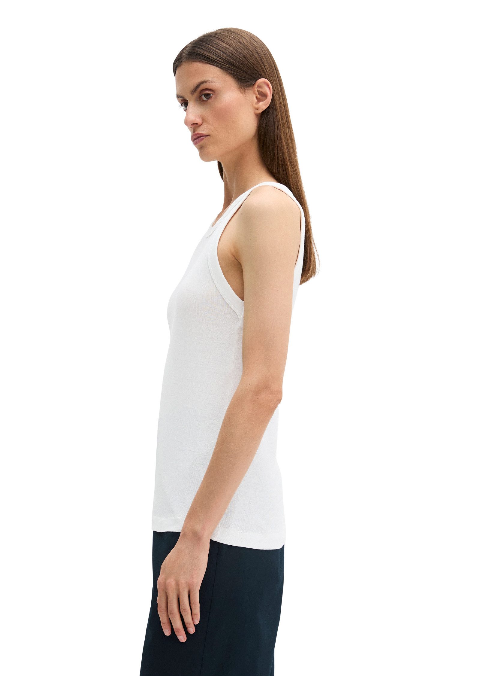 Marc O'Polo T-Shirt aus Rippjersey günstig online kaufen