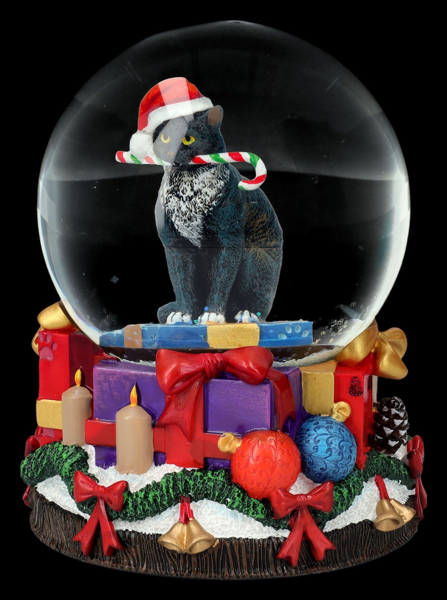 Weihnachtliche Krampuss - GmbH Dekoration - Parker Schneekugel Katze Shop - Schneekugel Lisa Figuren
