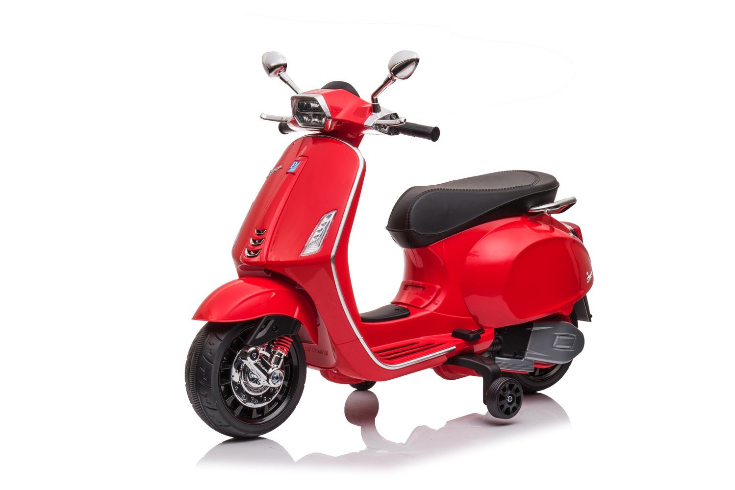 Smarty Elektro-Kinderauto Motorrad Vespa Sprint mit Lizenz 1x25W 6V 4Ah