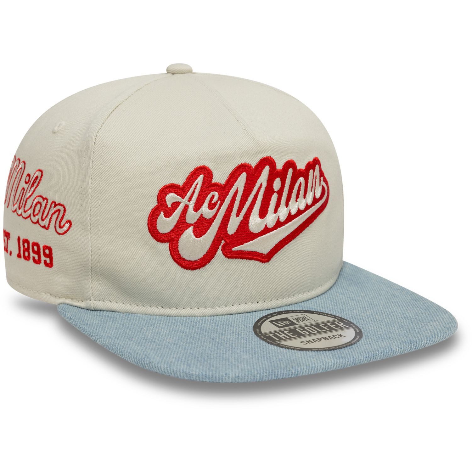 New Era Snapback Cap Golfer DENIM AC Mailand