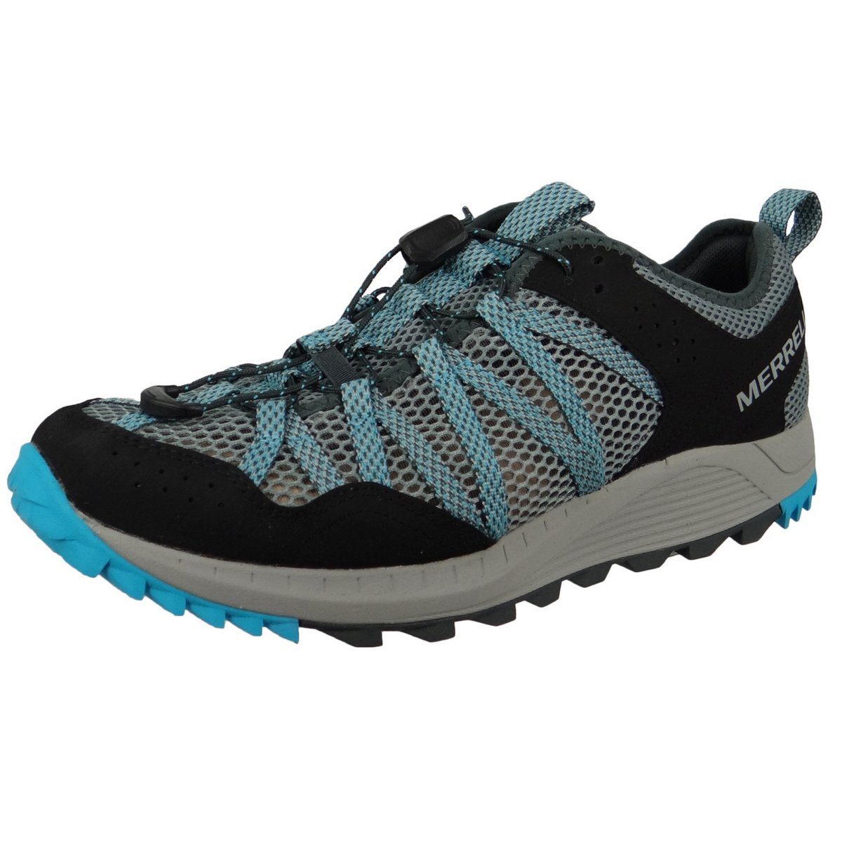 Merrell blau regular fit Schnürschuh (1-tlg)