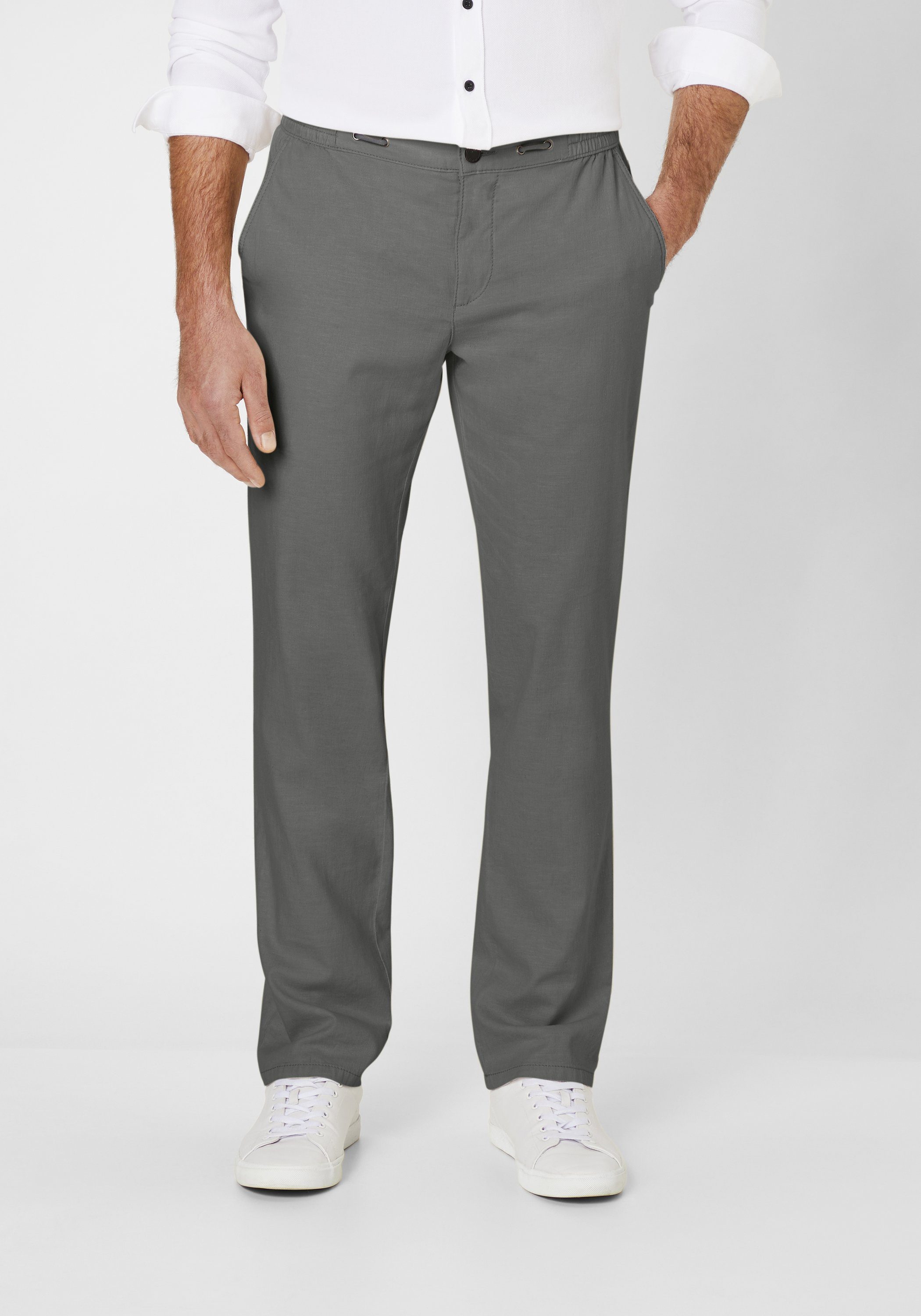 Sehr Carden leichte Chinohose lt.grey Stretch-Chinohose Redpoint