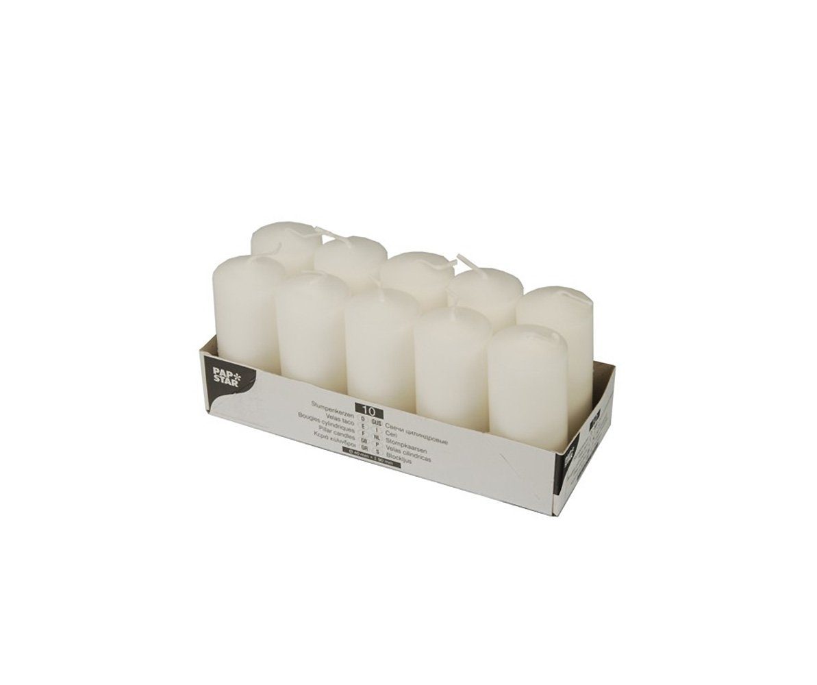 Starpak Stumpenkerze 10 Stumpenkerzen Ø 40 günstig online kaufen
