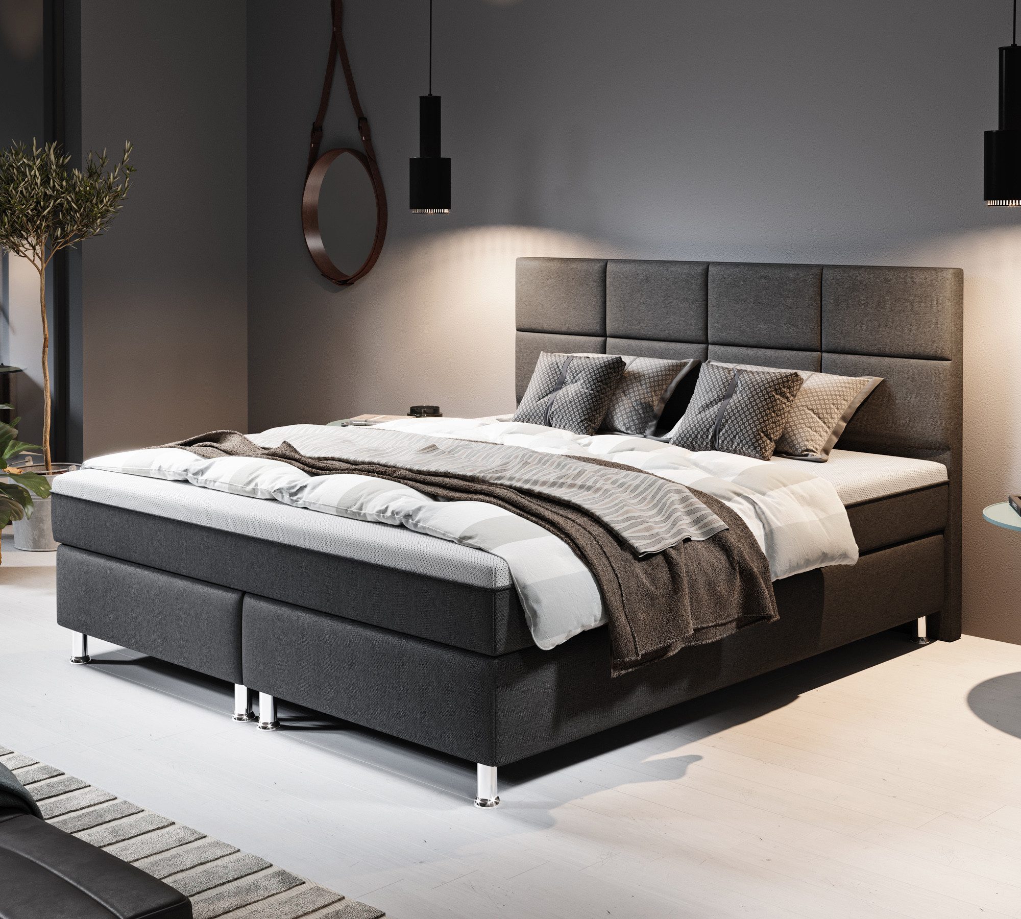 interbed Boxspringbett Rotterdam Plus mit integriertem günstig online kaufen