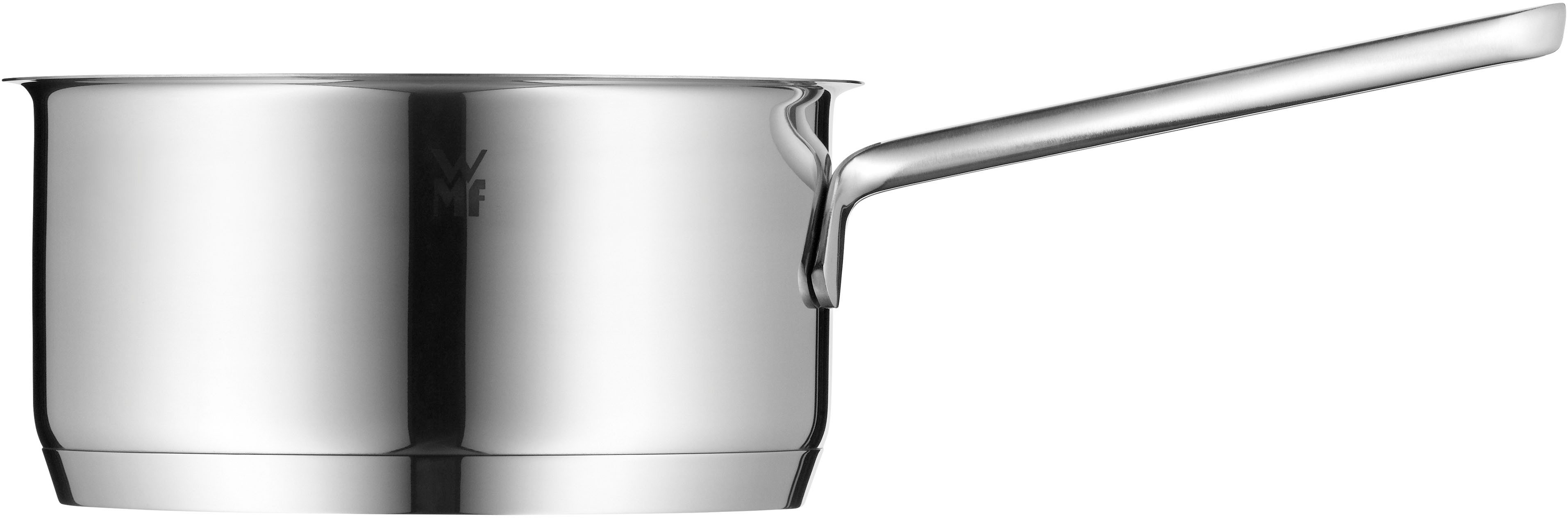 WMF Kasserolle Provence Plus, Stielkasserolle, Cromargan® Edelstahl Rostfrei 18/10 (1-tlg), breiter Schüttrand, elegant, langlebig, spülmaschinengeeignet