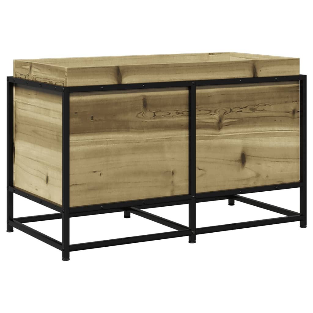 vidaXL Blumentopf Pflanzkübel 80x40x50 cm Kiefernholz Imprägniert (1 St)