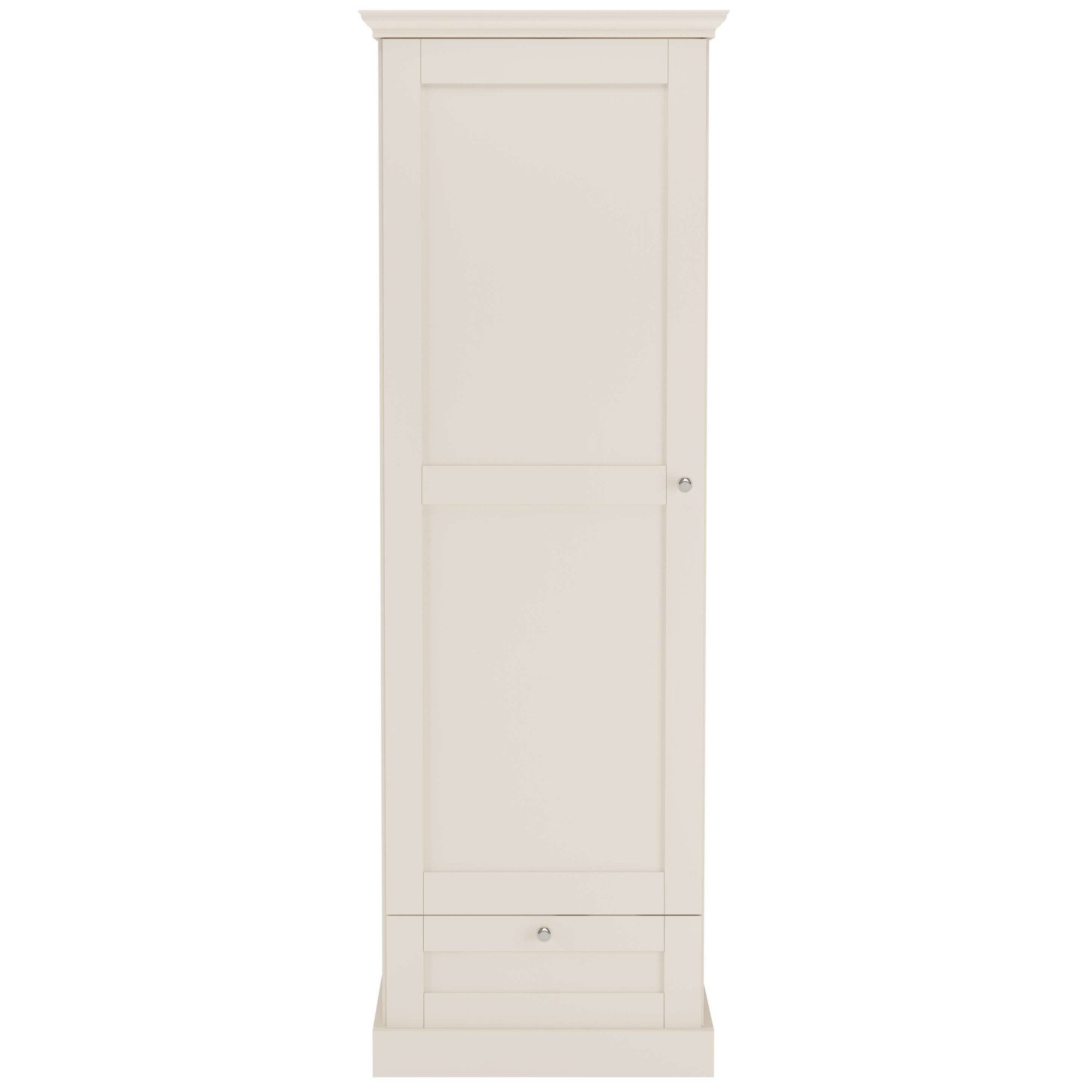 OTTO home Garderobenschrank Binz Flurschrank mit 1 Tür, 1 Schublade und ausziehbare Kleiderstange 1 verstellbarer Einlegebode, Metallknopfgriffe, Höhe 180 cm – Bild 4 von 5